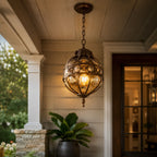 Luminara | Elegant Waterproof Aluminum Outdoor Hanging Pendant Light 0