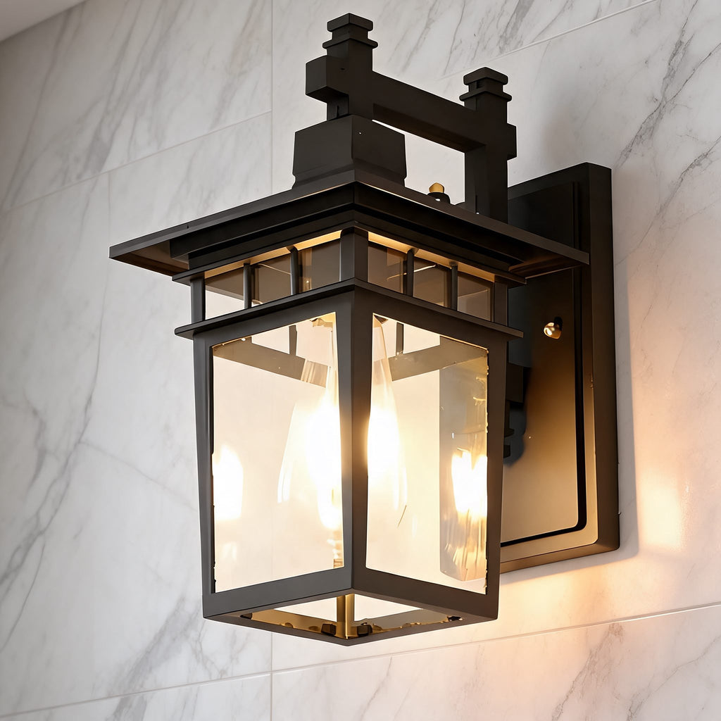 Luminara | Elegant Waterproof Outdoor Wall Sconce for Patio Illumination 0