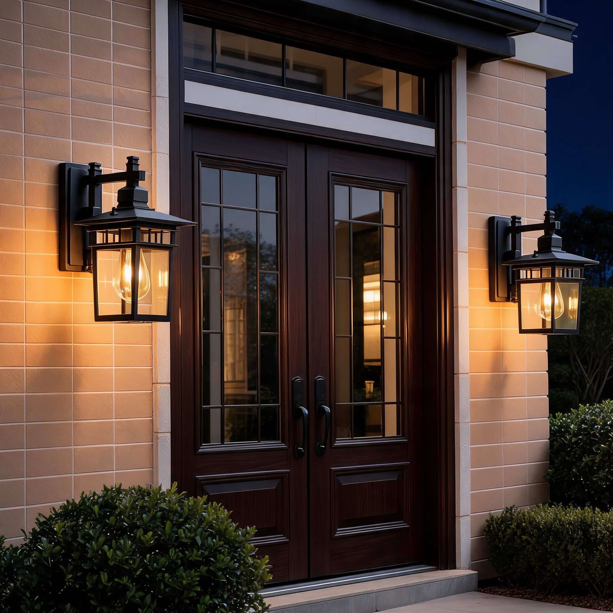Luminara | Elegant Waterproof Outdoor Wall Sconce for Patio Illumination 3