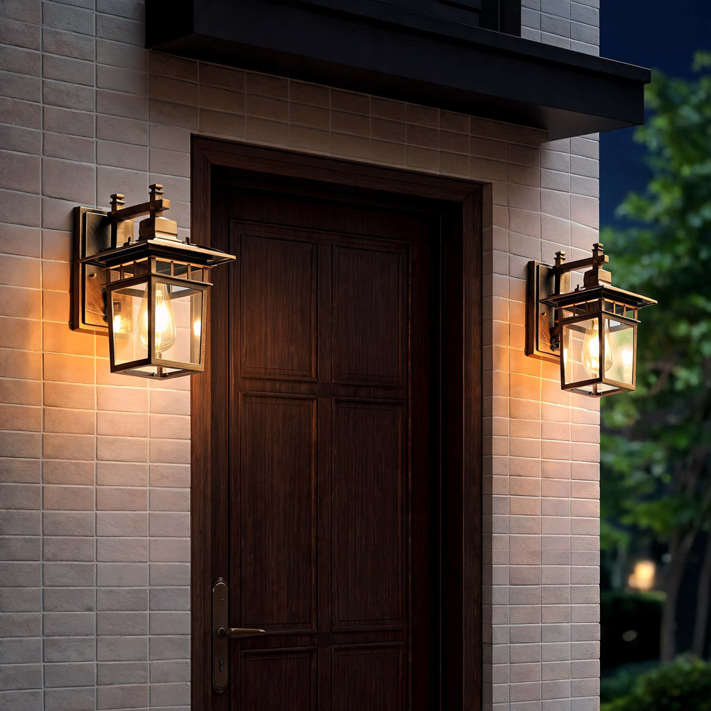 Luminara | Elegant Waterproof Outdoor Wall Sconce for Patio Illumination 4