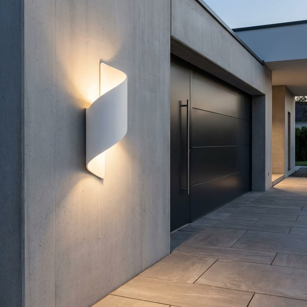 Luminara | Modern Elegant Dual-Sided Outdoor Wall Sconce Light 2