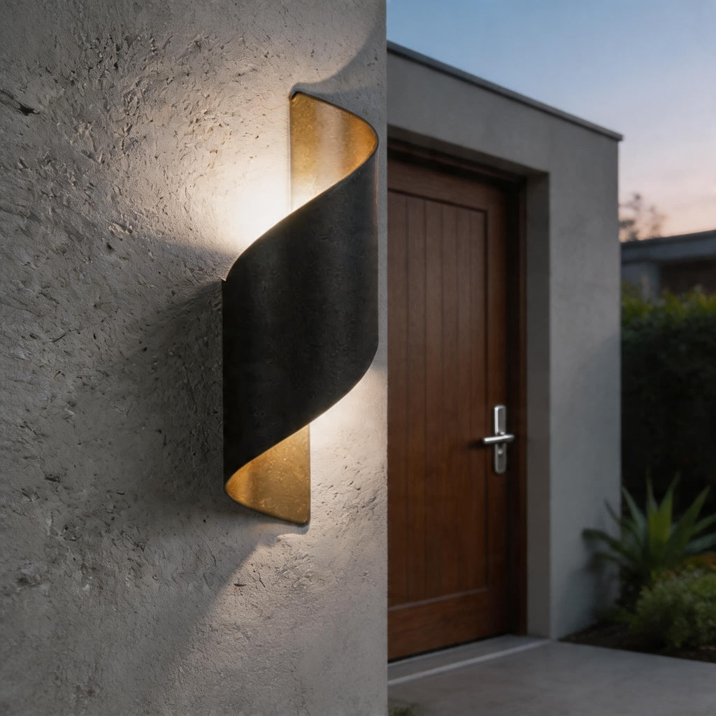 Luminara | Modern Elegant Dual-Sided Outdoor Wall Sconce Light 3
