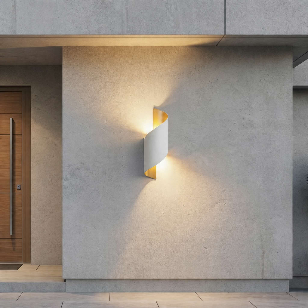 Luminara | Modern Elegant Dual-Sided Outdoor Wall Sconce Light 6