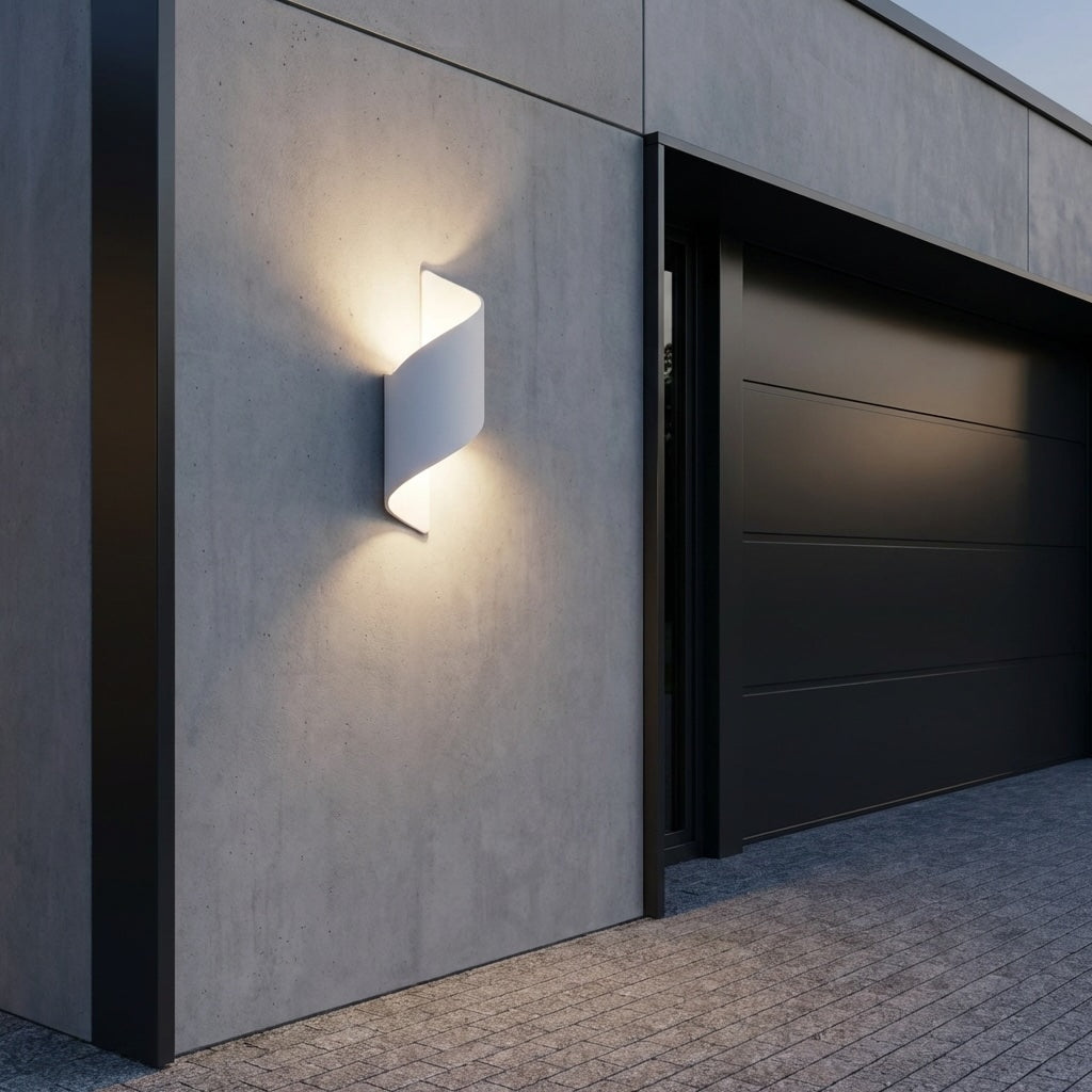 Luminara | Modern Elegant Dual-Sided Outdoor Wall Sconce Light 7