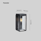 Luminara | Modern Elegant Solar Outdoor Wall Light Fixture 4