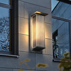 Luminara | Modern Sleek Metal Outdoor Wall Sconce Light Fixture 2