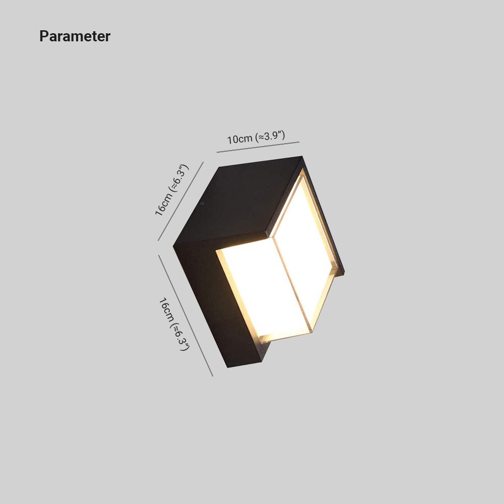 Luminara | Modern Sleek Outdoor Wall Lamp for Stylish Exterior Illumination 4