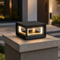 Luminara | Modern Solar Stainless Steel Outdoor Post Light Fixture 0