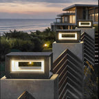 Luminara | Modern Solar Stainless Steel Outdoor Post Light Fixture 3