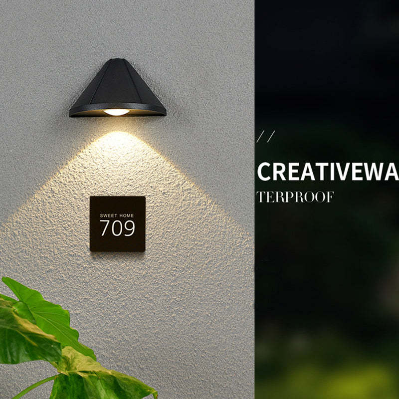Luminara | Modern Stylish Metal Outdoor Wall Sconce for Elegant Illumination 0