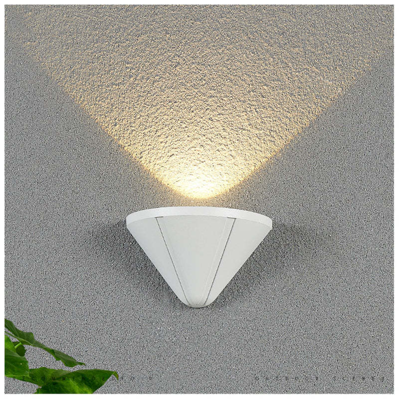 Luminara | Modern Stylish Metal Outdoor Wall Sconce for Elegant Illumination 2