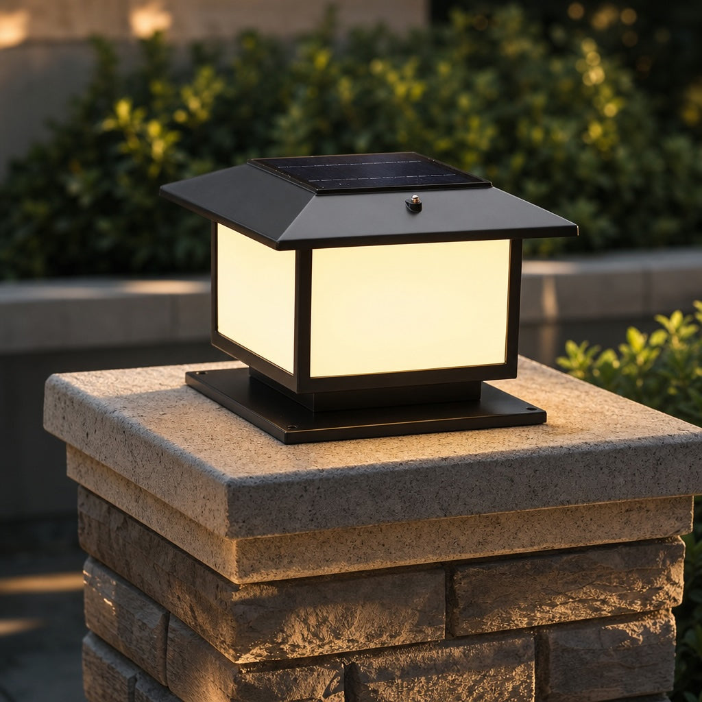 Luminara | Modern Versatile Solar Outdoor Pillar Light for Gardens 0