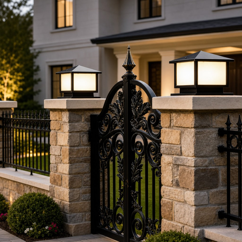 Luminara | Modern Versatile Solar Outdoor Pillar Light for Gardens 1