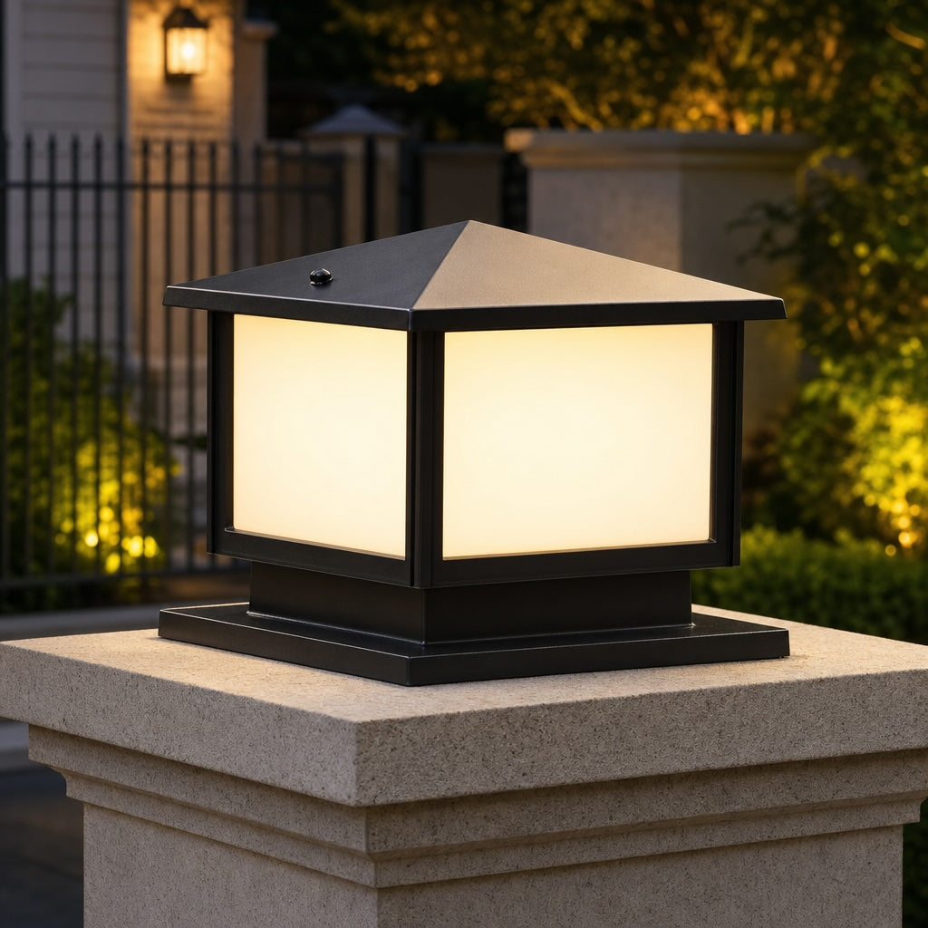 Luminara | Modern Versatile Solar Outdoor Pillar Light for Gardens 2