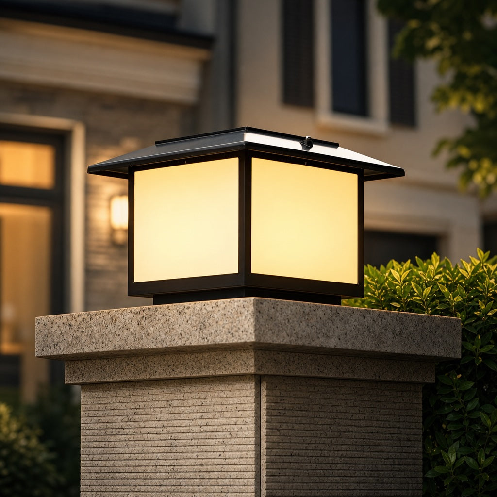 Luminara | Modern Versatile Solar Outdoor Pillar Light for Gardens 4