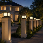Luminara | Modern Versatile Solar Outdoor Pillar Light for Gardens 6