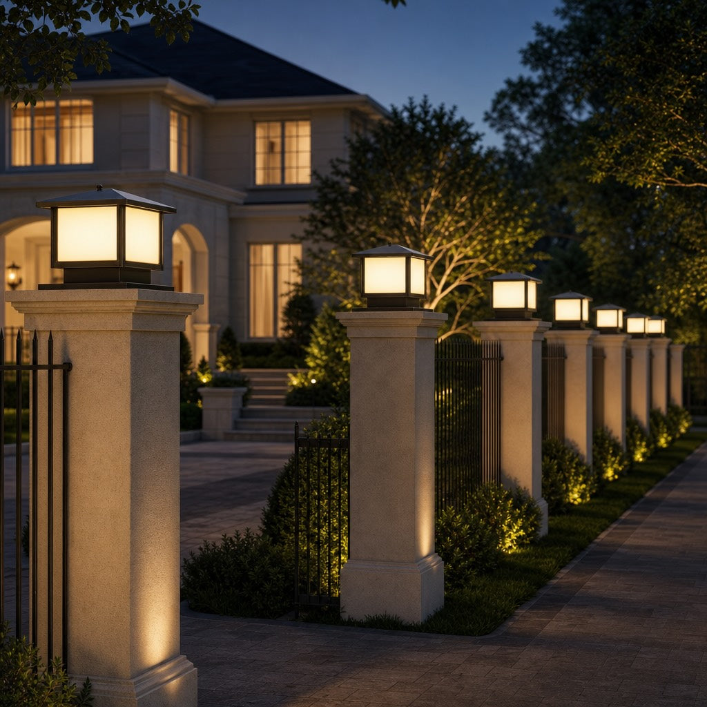 Luminara | Modern Versatile Solar Outdoor Pillar Light for Gardens 6