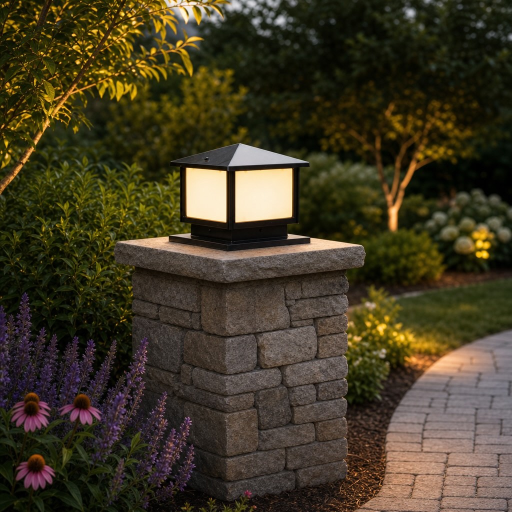Luminara | Modern Versatile Solar Outdoor Pillar Light for Gardens 7