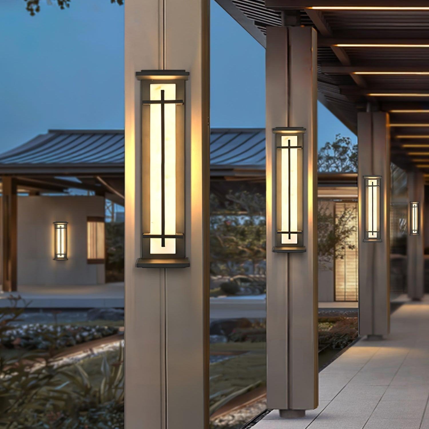 Luminara | Modern Waterproof Square Outdoor Wall Light Fixture 3