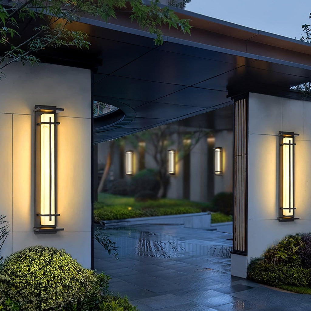 Luminara | Modern Waterproof Square Outdoor Wall Light Fixture 4