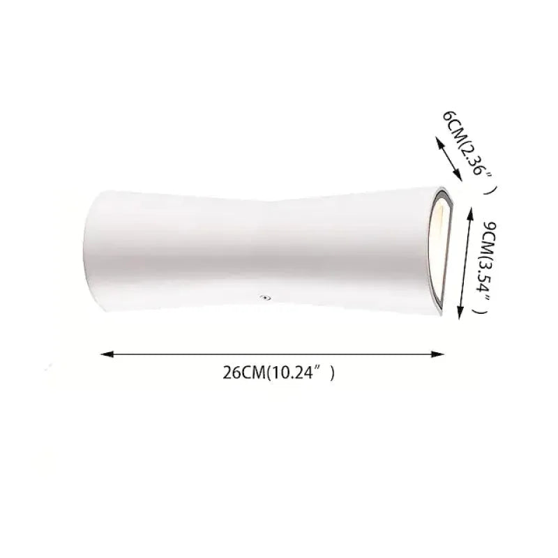 Luminara | Sleek Minimalist Outdoor Wall Lamp with LED Illumination 5