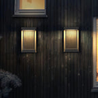 Luminara | Sleek Modern Black Outdoor Wall Lamp Fixture 4