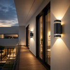 Luminara | Sleek Modern Black Outdoor Wall Sconce Light Fixture 3