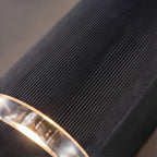Luminara | Sleek Modern Black Outdoor Wall Sconce Light Fixture 7