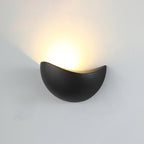 Luminara | Sleek Modern Half-Round Wall Sconce Light Fixture 0