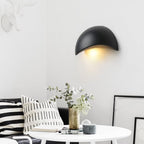Luminara | Sleek Modern Half-Round Wall Sconce Light Fixture 2
