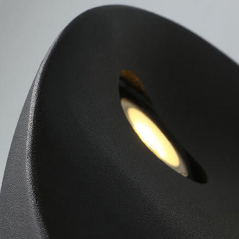 Luminara | Sleek Modern Half-Round Wall Sconce Light Fixture 6