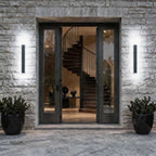 Luminara | Sleek Modern Iron Outdoor Wall Light Fixture with Adjustable Color Temperature 2