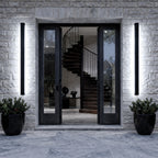 Luminara | Sleek Modern Iron Outdoor Wall Light Fixture with Adjustable Color Temperature 4