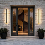 Luminara | Sleek Modern Iron Outdoor Wall Light Fixture with Adjustable Color Temperature 5