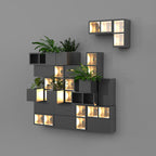 Luminara | Sleek Modern Metal Glass Outdoor Wall Lamp 2