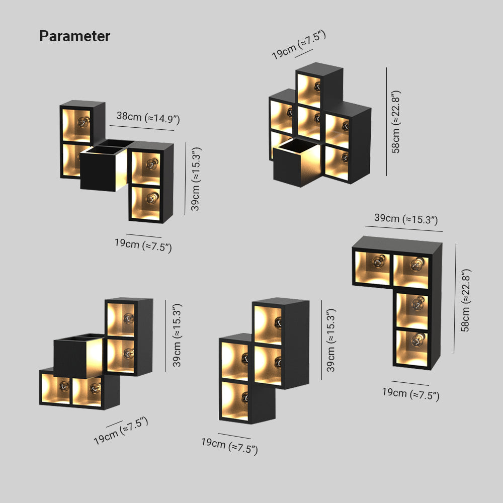 Luminara | Sleek Modern Metal Glass Outdoor Wall Lamp 6