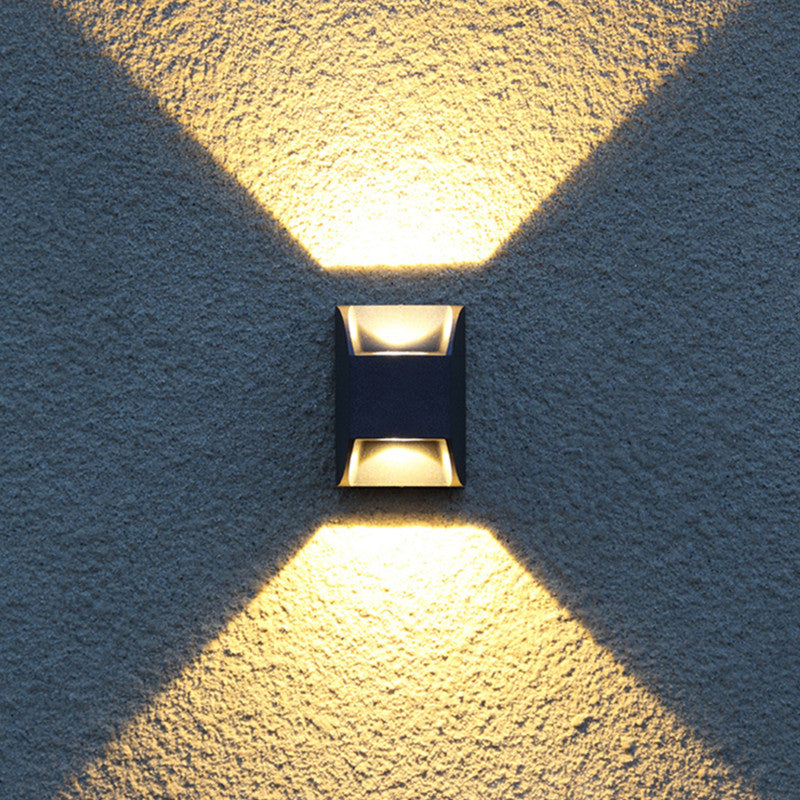 Luminara | Sleek Modern Metal Outdoor Wall Lamp Fixture 2