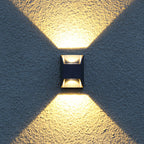 Luminara | Sleek Modern Metal Outdoor Wall Lamp Fixture 2