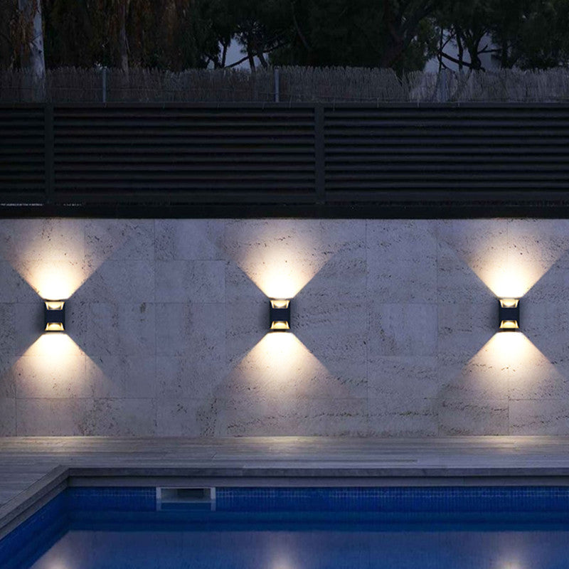 Luminara | Sleek Modern Metal Outdoor Wall Lamp Fixture 3