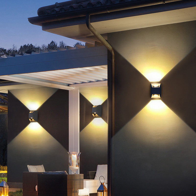 Luminara | Sleek Modern Metal Outdoor Wall Lamp Fixture 4