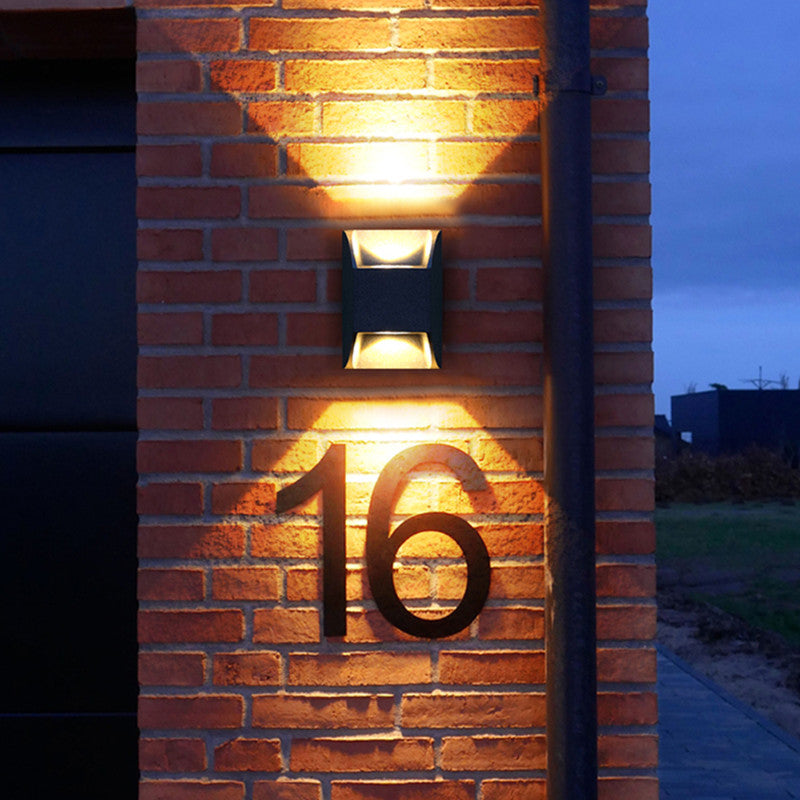 Luminara | Sleek Modern Metal Outdoor Wall Lamp Fixture 5