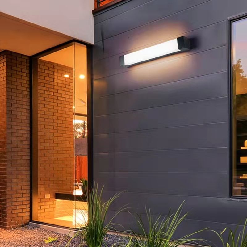 Luminara | Sleek Modern Metal Outdoor Wall Lamp for Versatile Spaces 2