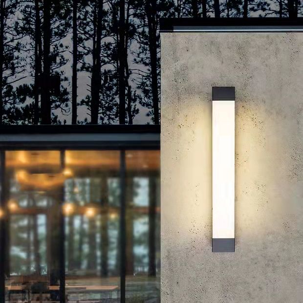 Luminara | Sleek Modern Metal Outdoor Wall Lamp for Versatile Spaces 7