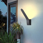 Luminara | Sleek Modern Metal Outdoor Wall Lamp in Black 0
