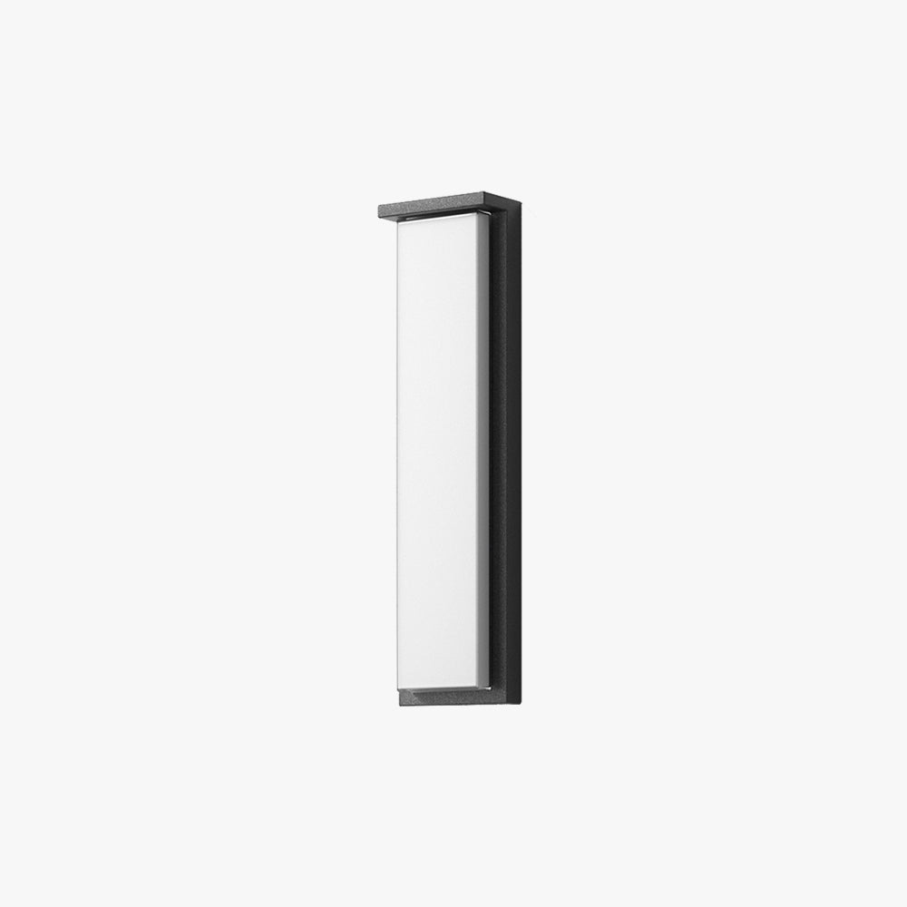 Luminara | Sleek Modern Minimalist Outdoor Wall Lamp in Black 1
