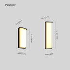 Luminara | Sleek Modern Minimalist Outdoor Wall Lamp in Black 5