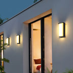 Luminara | Sleek Modern Minimalist Outdoor Wall Lamp in Black 6