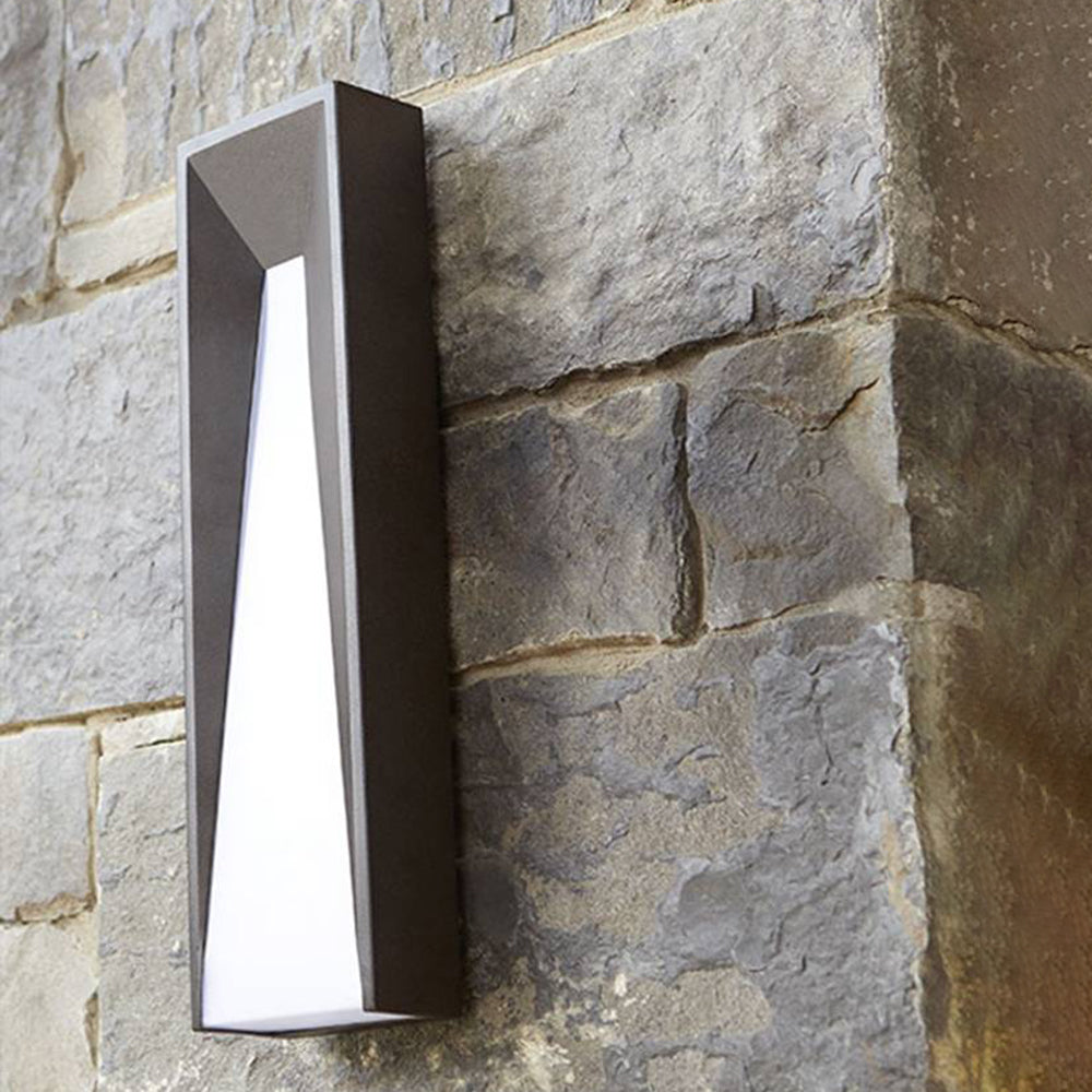 Luminara | Sleek Modern Rectangular Outdoor Wall Lamp 2