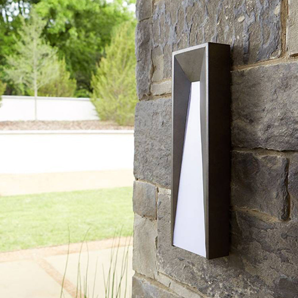 Luminara | Sleek Modern Rectangular Outdoor Wall Lamp 4