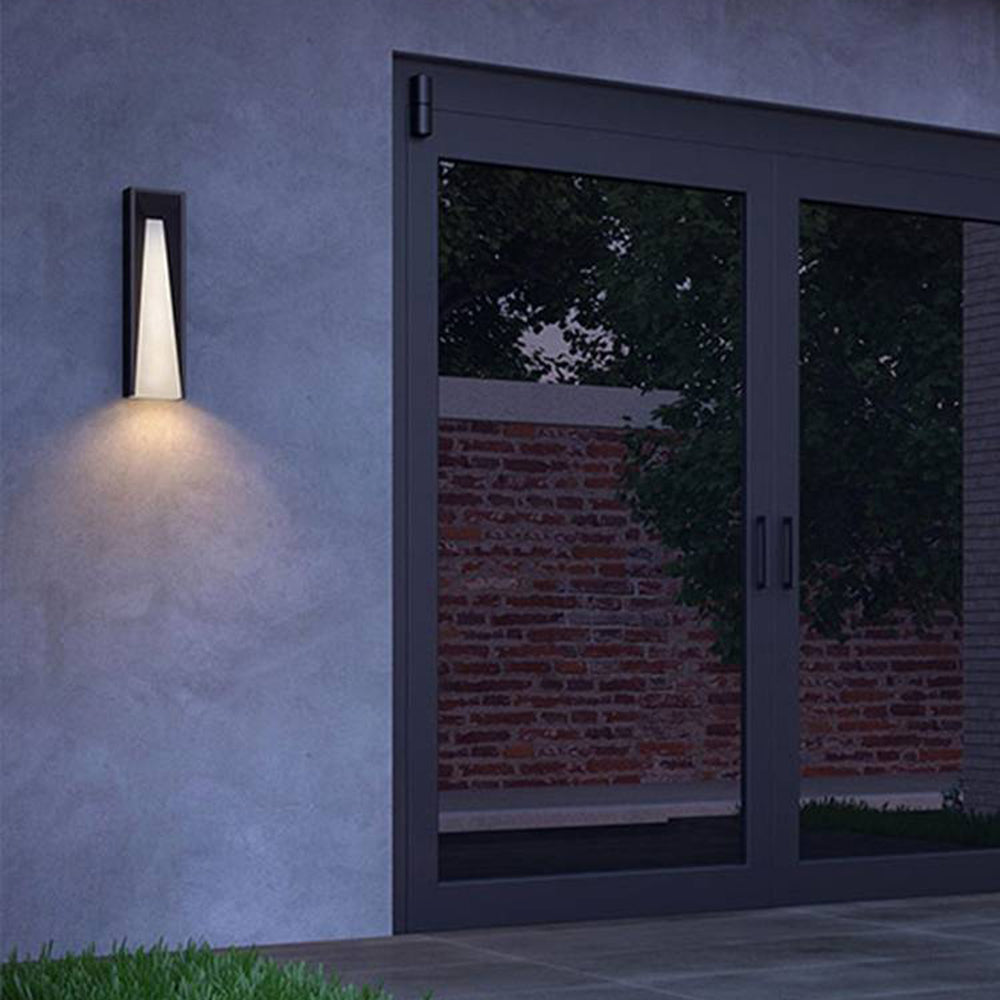 Luminara | Sleek Modern Rectangular Outdoor Wall Lamp 5